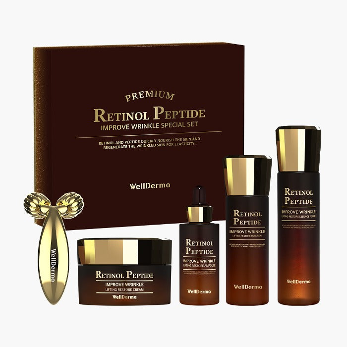 WellDerma premium RETINOL PEPTIDE IMPROVE WRINKLE SPECIAL SET