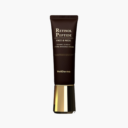 Wellderma Retinol Peptide Lifting Seramic Gua sha Massage Cream