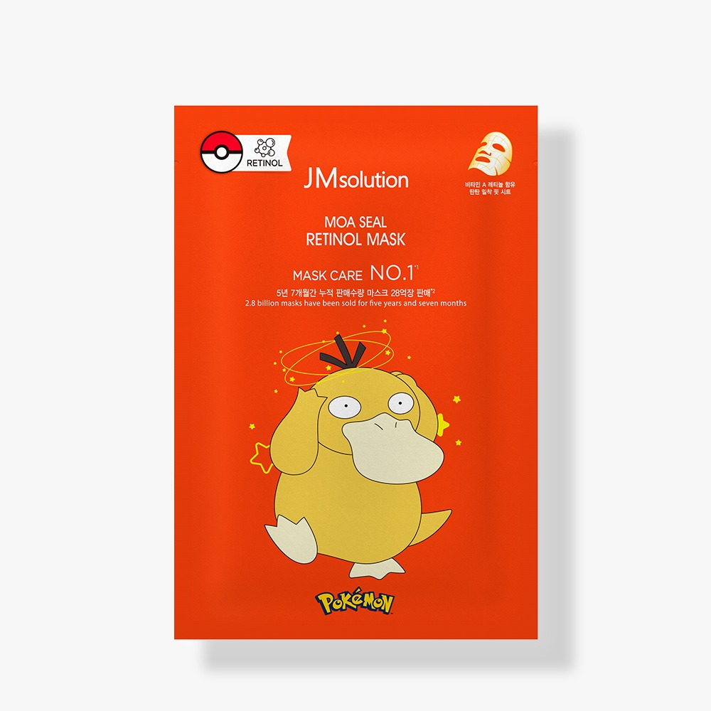 JMsolution Pokemon Moa Seal Retinol Mask - 30ml*3ea