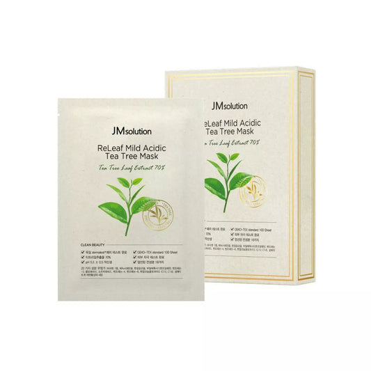 JMSolution releaf mild acidic tea tree mask - 30ml*10ea